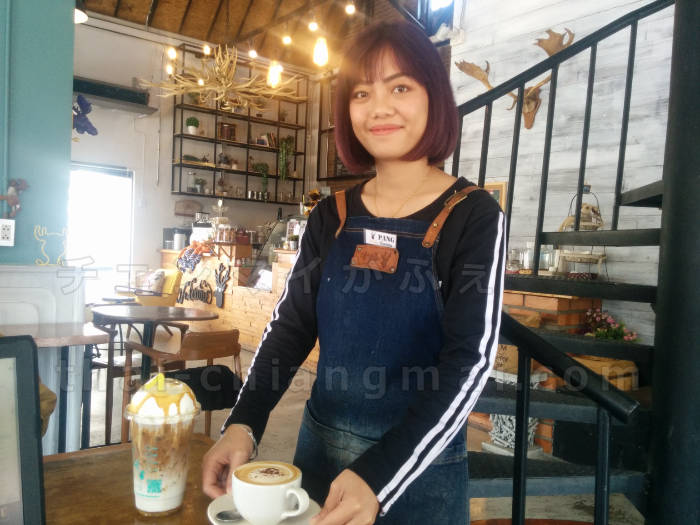 タイのチェンマイ郊外でインスタ映えの３Dカプチーノ「coffee villa」